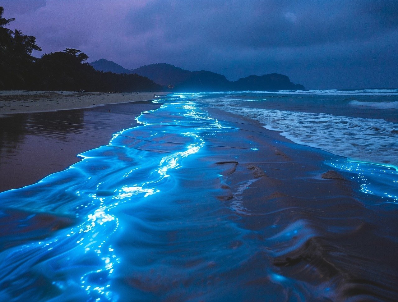 Bioluminescence in Havelock Island