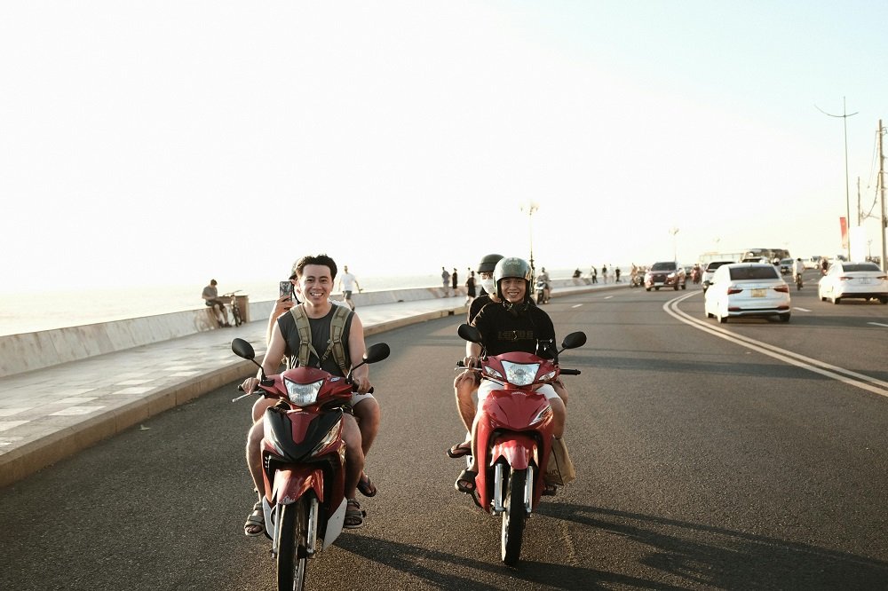 Scooter RIde at Radhanagar Beach